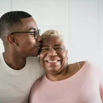 Happy Hispanic mother and son portrait - Parents love and unity concept